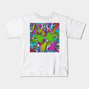 Fractured echoes Kids T-Shirt